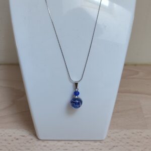 Collier en verre recyclé, collection Bubulles, de Hoshiko